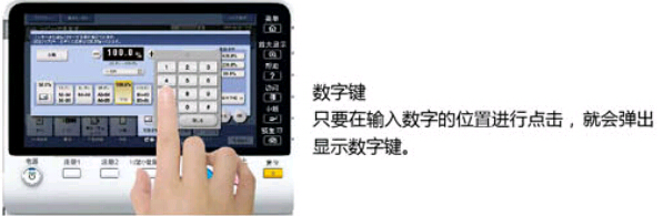 實用復(fù)印機(jī)柯尼卡美能達(dá)C284e便捷的數(shù)字快捷鍵